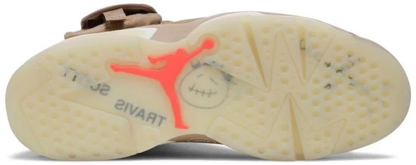 Nike Air Jordan Retro 6 Travis Scott British Khaki Spor Ayakkabı - 4
