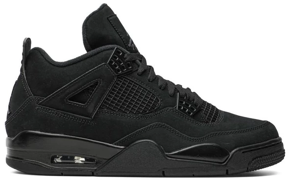 Nike Air Jordan Retro 4 Black Cat Spor Ayakkabı