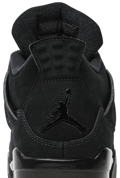 Nike Air Jordan Retro 4 Black Cat Spor Ayakkabı - Resim 7