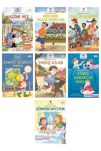 Tübitak Yayınları Tübitak Matematik Her Yerde 7 Kitap Set (7+ Yaş)