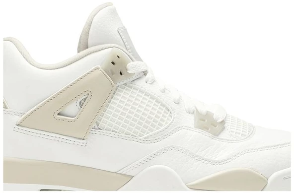 Nike Air Jordan Retro 4 Linen Spor Ayakkabı - Resim 2