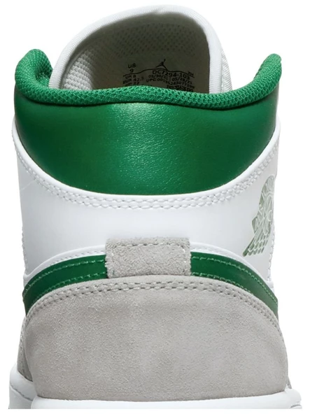 Nike Jordan 1 Mid SE White Pine Green Smoke Grey Spor Ayakkabı - Resim 7