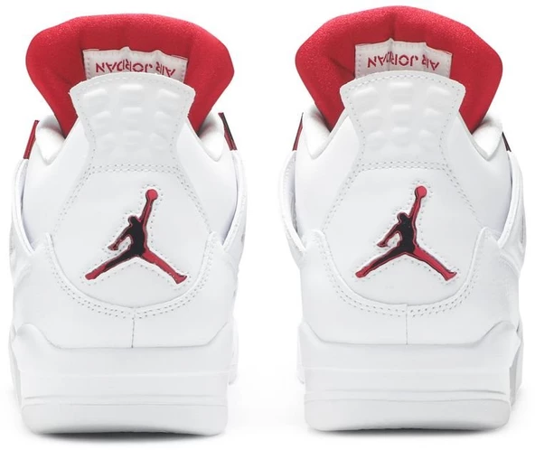 Nike Air Jordan Retro 4 Metallic Red Spor Ayakkabı - Resim 6