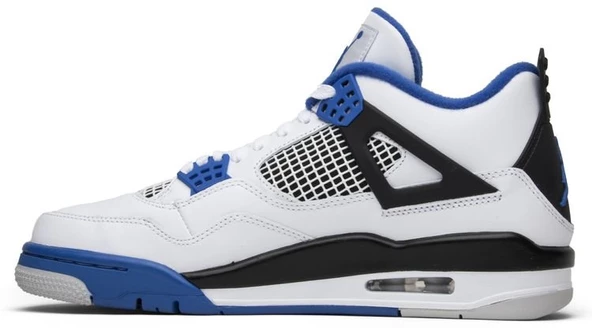 Nike Air Jordan Retro 4 White Motorsports Spor Ayakkabı - Resim 3