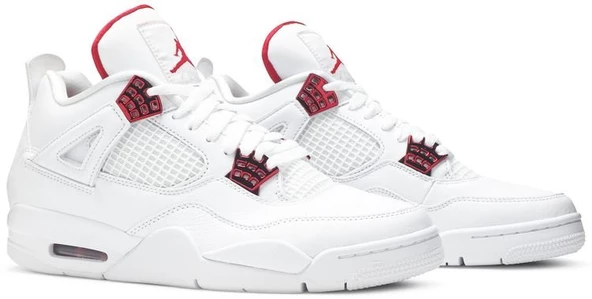 Nike Air Jordan Retro 4 Metallic Red Spor Ayakkabı - Resim 8
