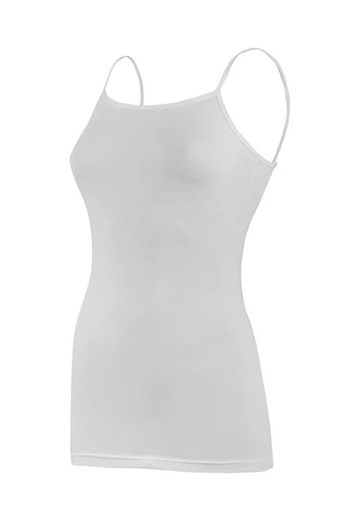 3 Adet Yıldız Bayan Likralı İp Askılı Atlet Beyaz 2230 ürün görseli