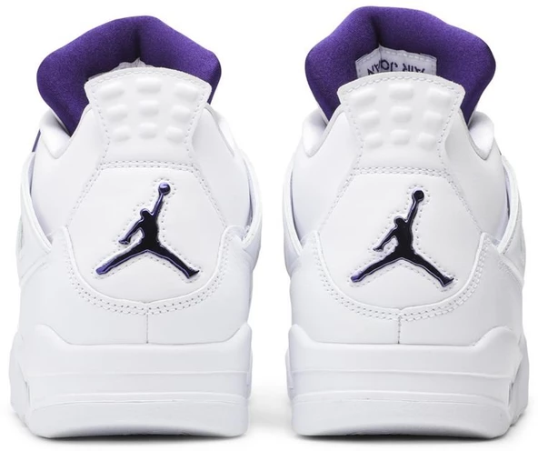 Nike Air Jordan Retro 4 Purple Metallic Spor Ayakkabı - 6