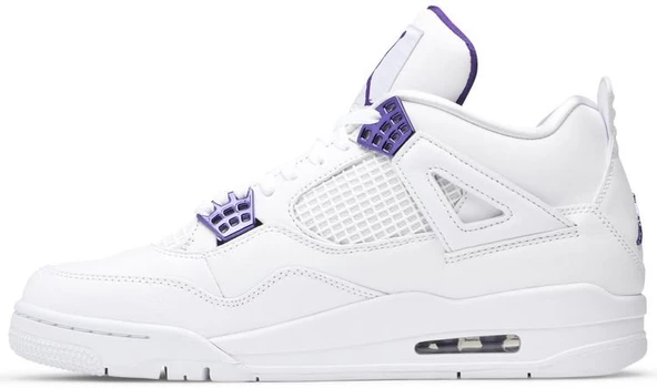 Nike Air Jordan Retro 4 Purple Metallic Spor Ayakkabı - 3
