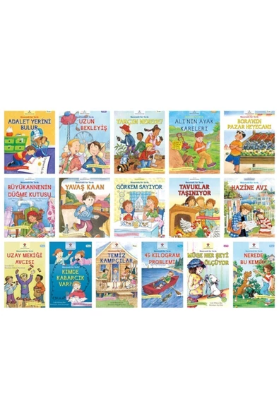 Tübitak Yayınları Matematik Her Yerde Serisi 16 Kitap Tam Set 7+ Yaş