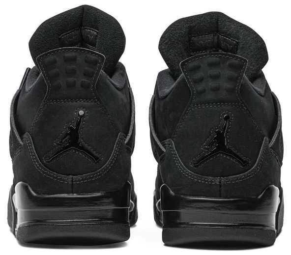Nike Air Jordan Retro 4 Black Cat Spor Ayakkabı - Resim 6