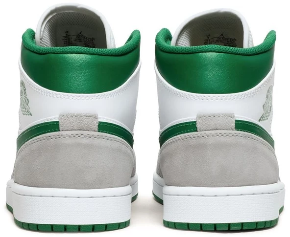 Nike Jordan 1 Mid SE White Pine Green Smoke Grey Spor Ayakkabı - Resim 6