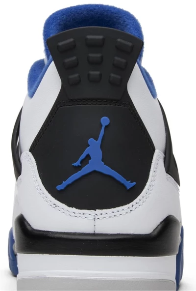 Nike Air Jordan Retro 4 White Motorsports Spor Ayakkabı - Resim 7