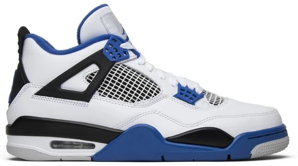 Nike Air Jordan Retro 4 White Motorsports Spor Ayakkabı - Resim 2