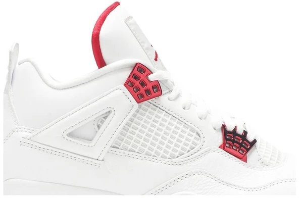 Nike Air Jordan Retro 4 Metallic Red Spor Ayakkabı - Resim 2