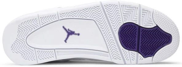 Nike Air Jordan Retro 4 Purple Metallic Spor Ayakkabı - 4