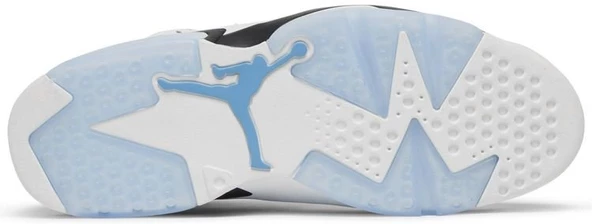 Nike Air Jordan 6 Retro UNC White Spor Ayakkabı - 4