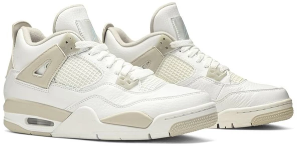 Nike Air Jordan Retro 4 Linen Spor Ayakkabı - Resim 8