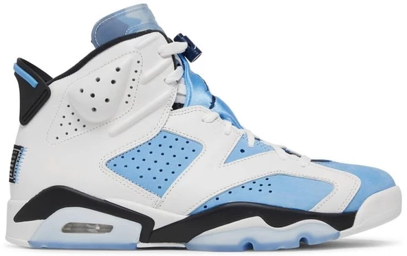 Nike Air Jordan 6 Retro UNC White Spor Ayakkabı