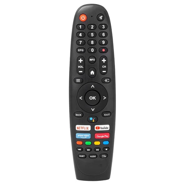 Digipoll Google Tv Kumandası-Mikrofonlu
