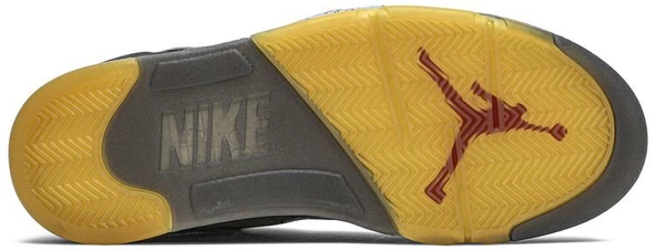 Nike Air Jordan Retro 5 Off-White Black Spor Ayakkabı - Resim 4