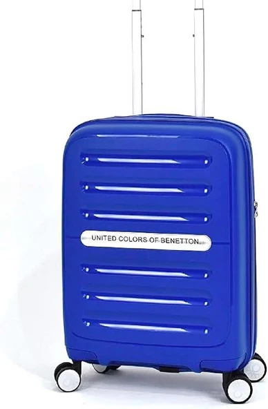 Benetton Trolley Valiz Mavi Büyük Boy 14BNT1000-01-M - 8