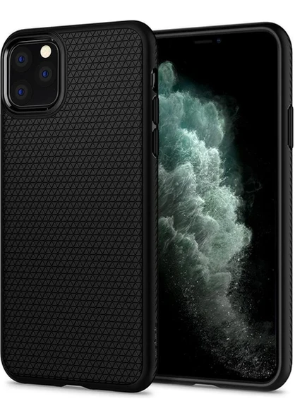 Spigen iPhone 11 Pro Max Kılıf Liquid Air Black - 075CS27134