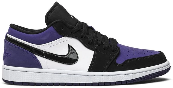 Nike Air Jordan 1 Low Court Purple Spor Ayakkabı ürün görseli 1
