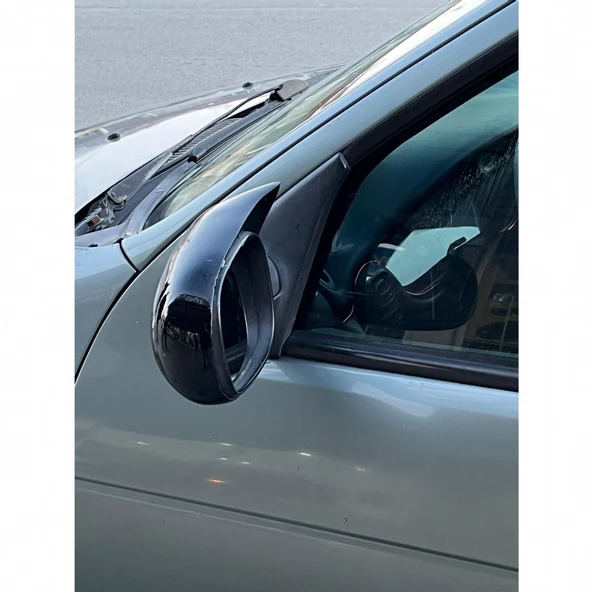 RENAULT MEGANE 1 YARASA AYNA KAPAĞI FİBER SİYAH BOYALI - 4