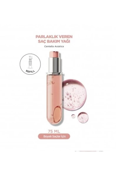 Chroma Absolu L'huile Chroma Eclat Boyalı Saçlar Için Bakım Yağı 75 ml Yeniden Doldurulabilir - 7