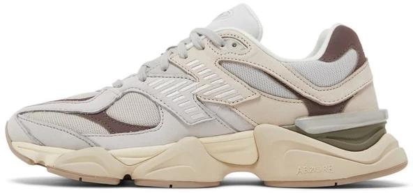 New Balance 9060 Grey Matter Timberwolfsen Spor Ayakkabı - Resim 3