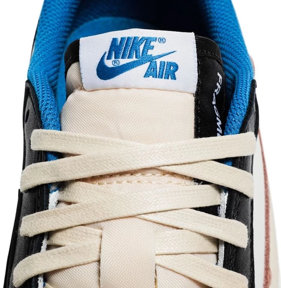 Nike Travis Scott x Fragment Air Jordan 1 Low OG White/Blue/Sail Spor Ayakkabı - 9
