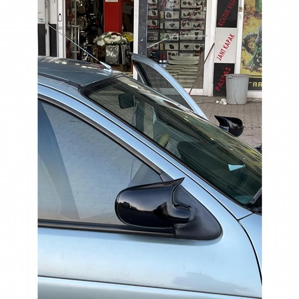 RENAULT MEGANE 1 YARASA AYNA KAPAĞI FİBER SİYAH BOYALI - 3