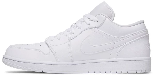 Nike Air Jordan 1 Low White Spor Ayakkabı - Resim 3