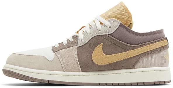 Nike Air Jordan 1 Low Craft Inside Out Tan Brown - Resim 3