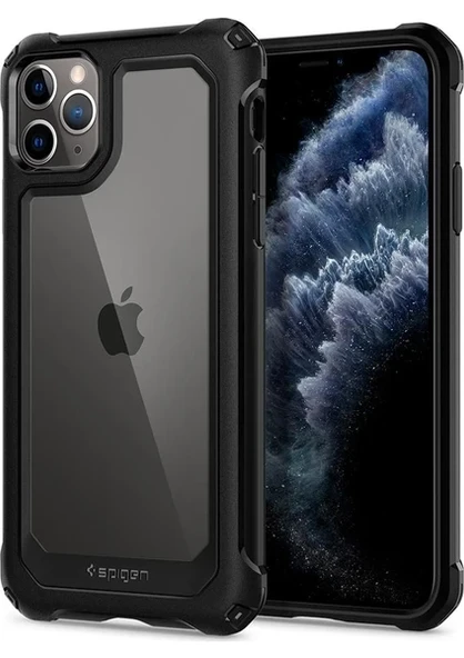 Spigen Apple iPhone 11 Pro Kılıf Gauntlet Carbon Black - 077CS27515