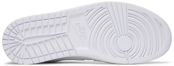 Nike Air Jordan 1 Low White Spor Ayakkabı - Resim 4