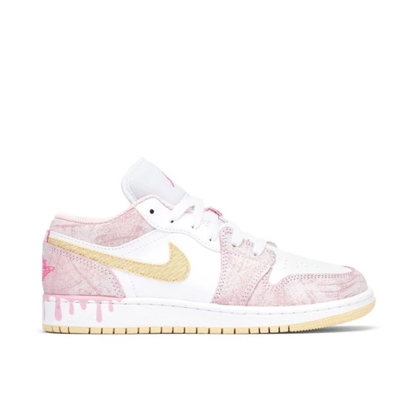 Nike Air Jordan 1 Low SE Arctic Punch Paint Spor Ayakkabı - 2