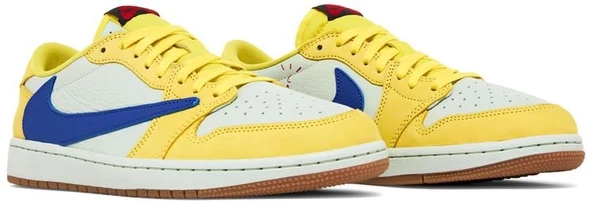 Nike Air Jordan 1 Retro Low OG SP Travis Scott Canary Spor Ayakkabı - 8