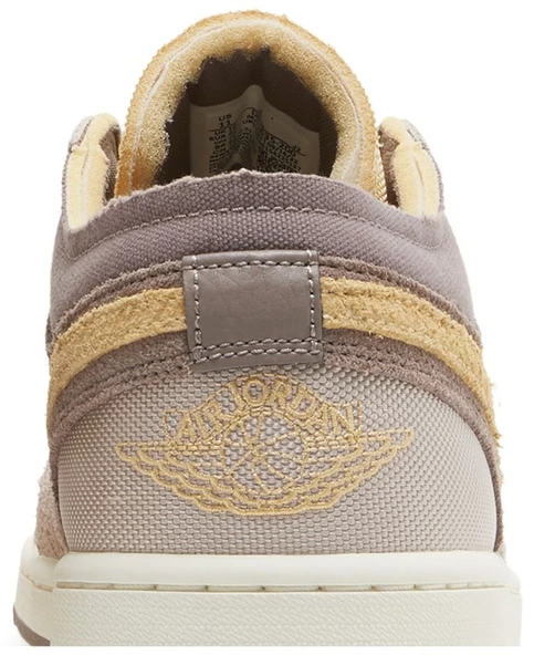 Nike Air Jordan 1 Low Craft Inside Out Tan Brown - Resim 7