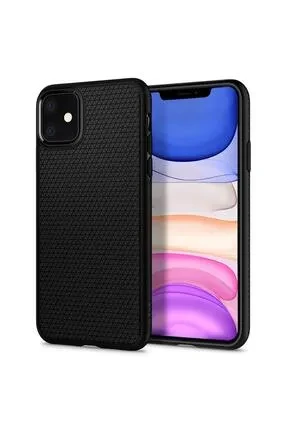 Spigen iPhone 11 Kılıf Liquid Air Black - 076CS27184