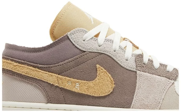 Nike Air Jordan 1 Low Craft Inside Out Tan Brown - Resim 2