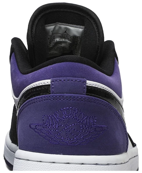 Nike Air Jordan 1 Low Court Purple Spor Ayakkabı - Resim 7