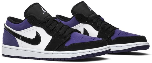 Nike Air Jordan 1 Low Court Purple Spor Ayakkabı - Resim 8