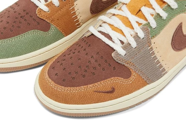 Nike Air Jordan 1 Retro Low OG X Zion Williamson Voodoo Spor Ayakkabı - 9