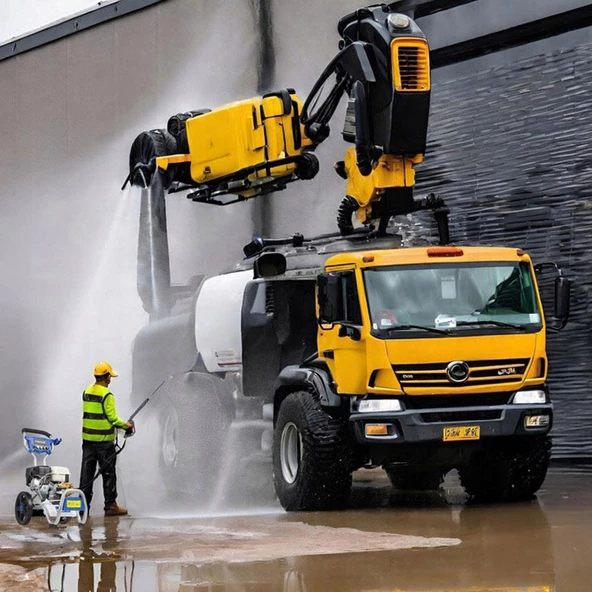 Michelin MPX240THO 4.8HP 240Bar 4 Zamanlı Benzinli Ağır Hizmet Basınçlı Yıkama Makinesi - Resim 4