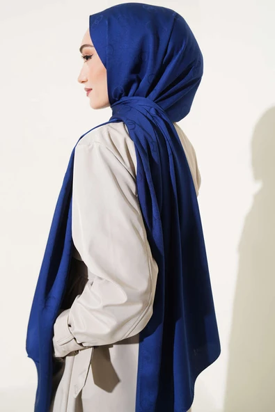 Halka Desen Jakar Şal Parlement - Resim 3