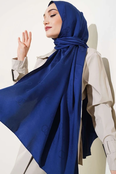 Halka Desen Jakar Şal Parlement ürün görseli 1