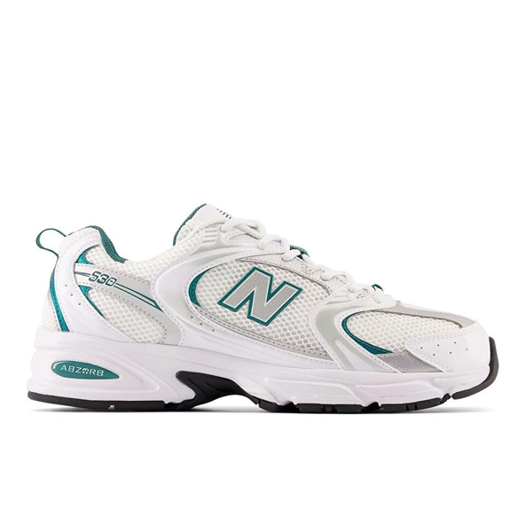 New Balance 530 White Metallic Silver Spor Ayakkabı - Resim 2