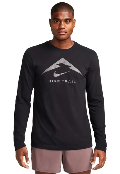 Nike FN0827-010 Trail Dri-Fit Tişort Erkek T-Shirt