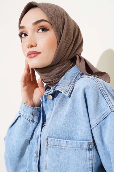 Mio Caz Eşarp Kestane - Resim 2